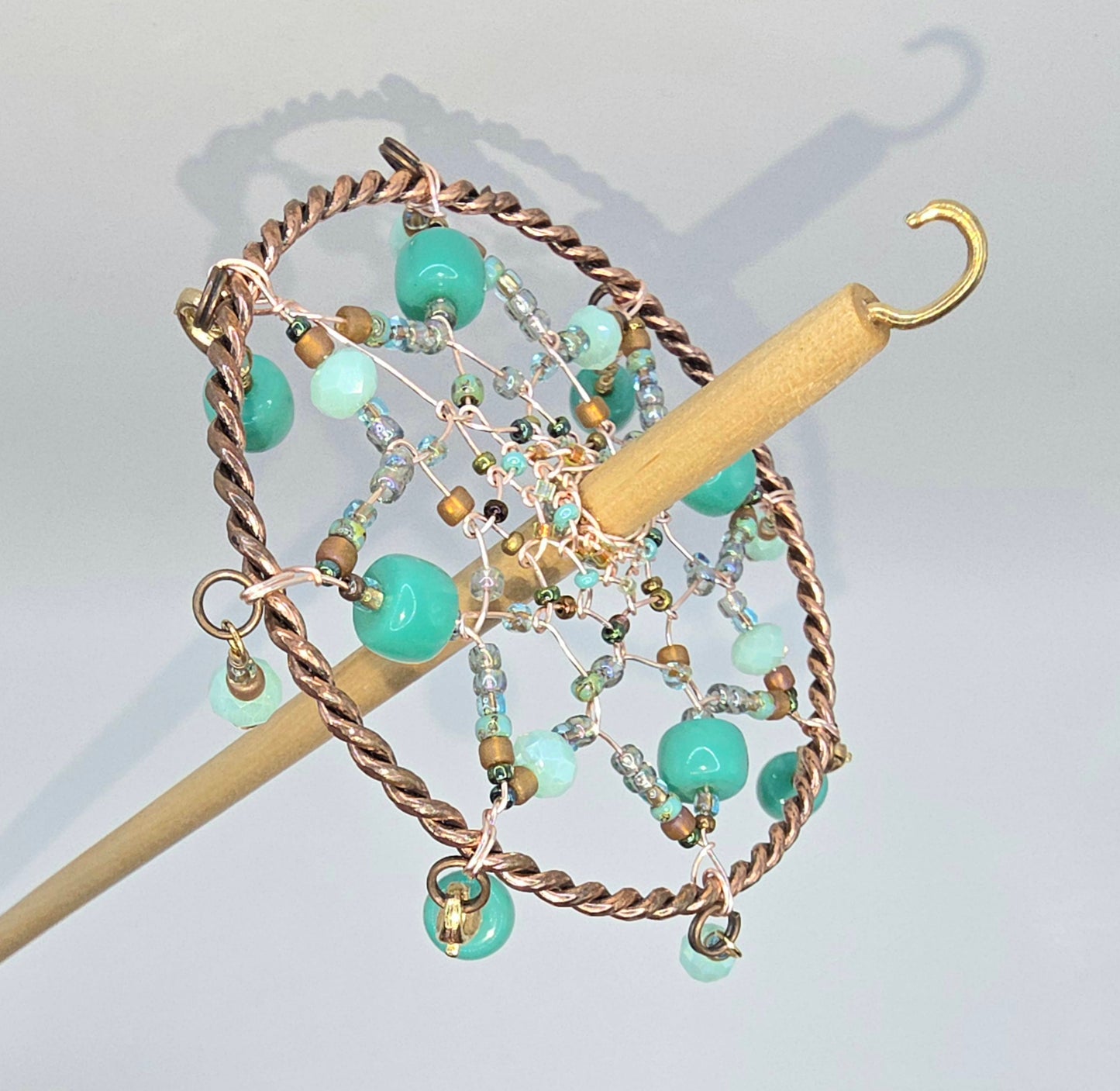 Teal with it- Dream Spinner Drop Spindle