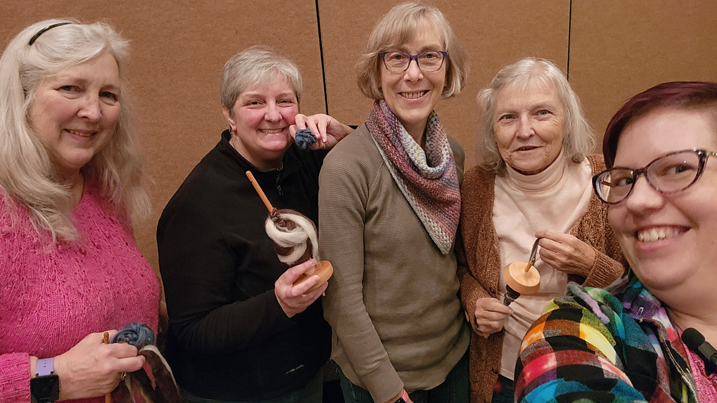 Intermediate Drop Spindle: Deposit and class registration (Waukesha MakerSpace)