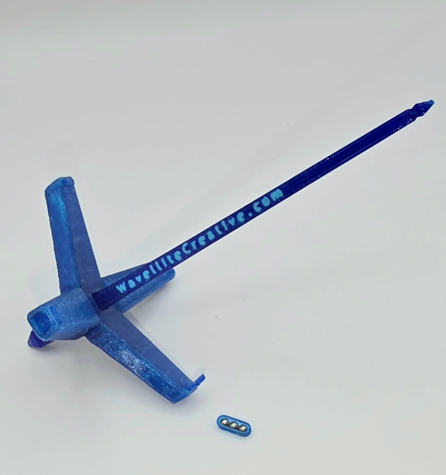 Roaming Wayfinder - Small, blue on blue