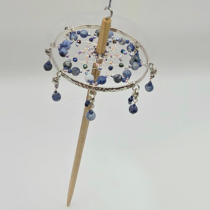 Blue jeans - Dream Spinner Drop Spindle