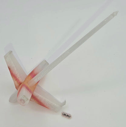 Roaming Wayfinder - Small, Crystal white, pink, orange, and yellow