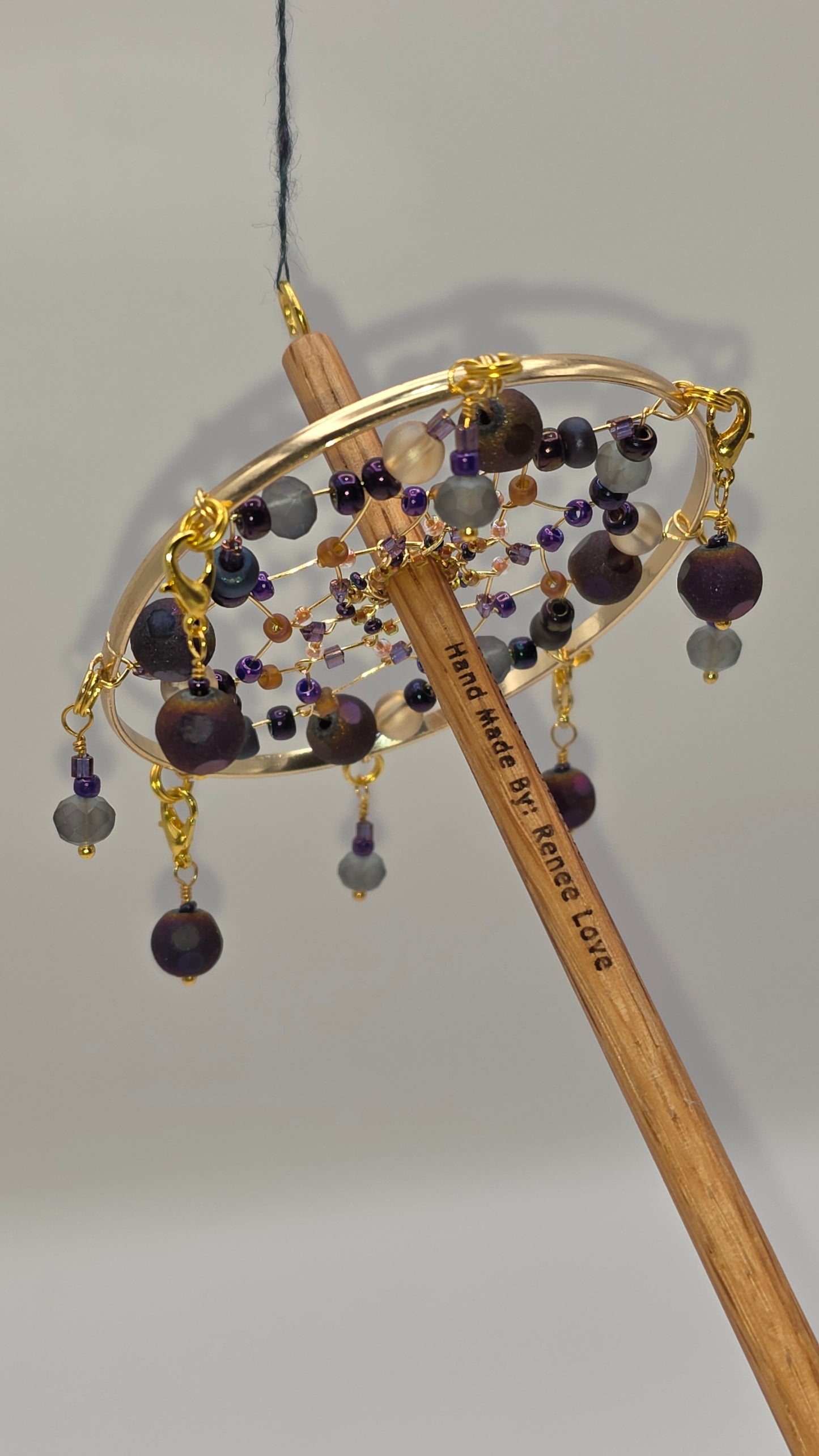 Star gazing- Dream Spinner Drop Spindle