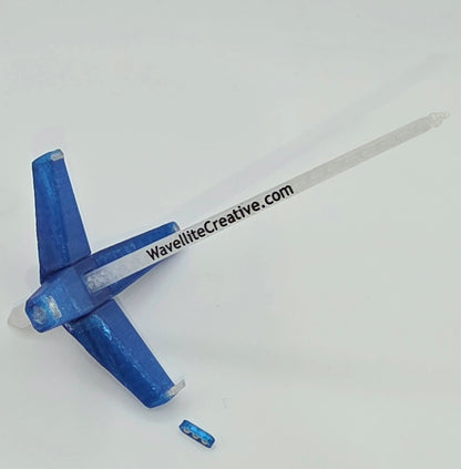 Roaming Wayfinder - Small, Blue on White