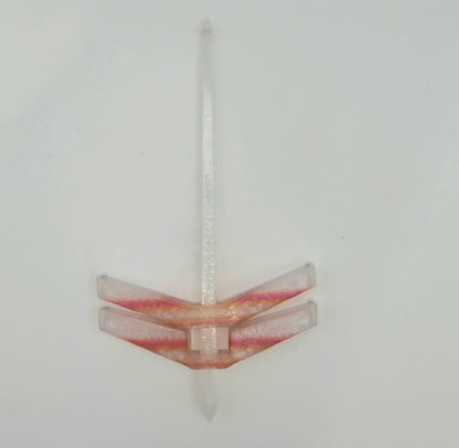 Roaming Wayfinder - Small, Crystal white, pink, orange, and yellow