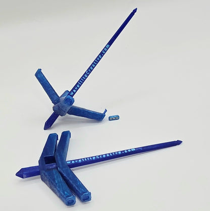Roaming Wayfinder - Small, blue on blue