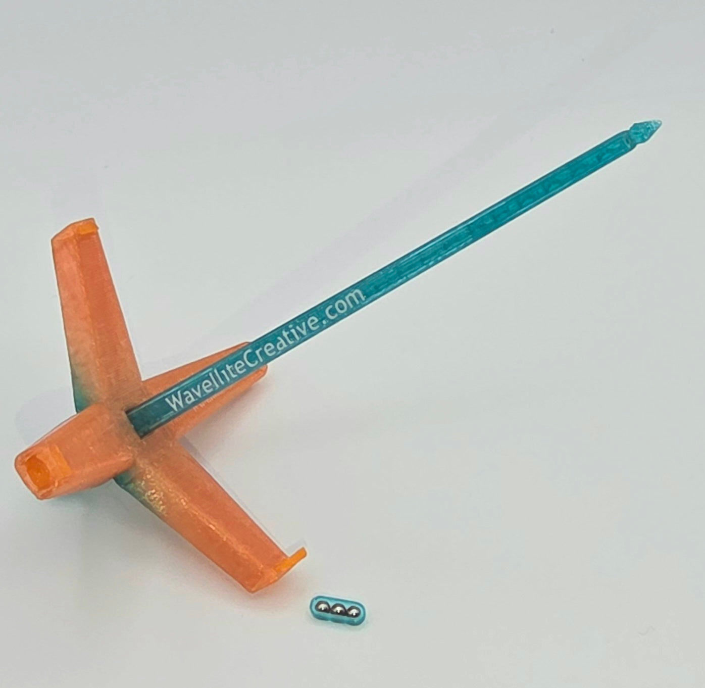 Roaming Wayfinder - Small, orange and teal white accent