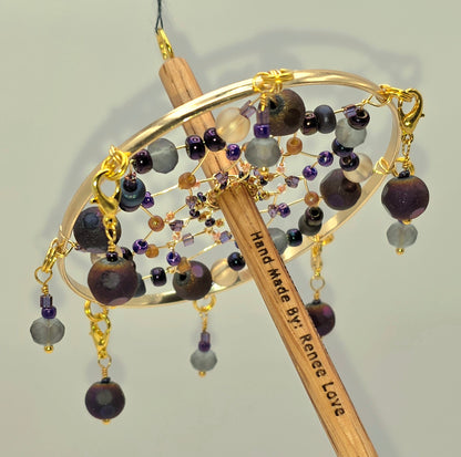 Star gazing- Dream Spinner Drop Spindle