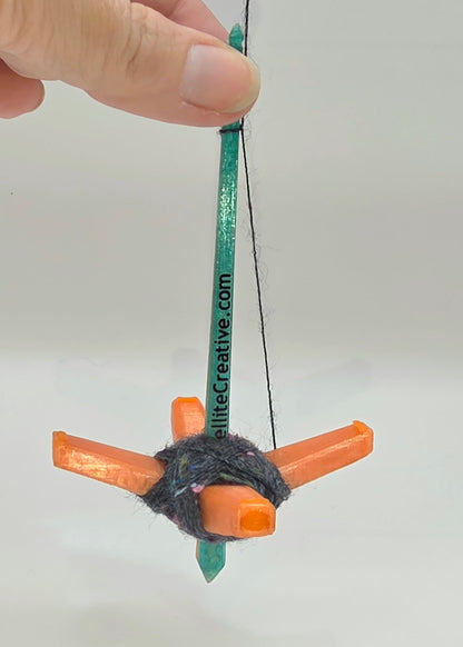Roaming Wayfinder - Small, orange and teal with green accent